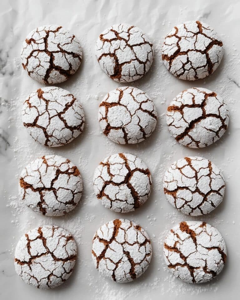 Gingerbread Crinkle Cookies Recipe