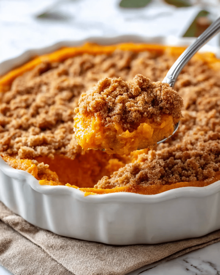 Sweet Potato Casserole with Brown Sugar Streusel Recipe