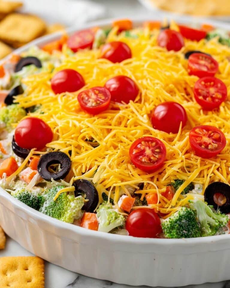 Veggie Pizza Dip Recipe