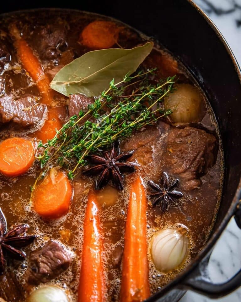 French Onion Short Rib Soup with Cheesy Gruyère Toast Recipe