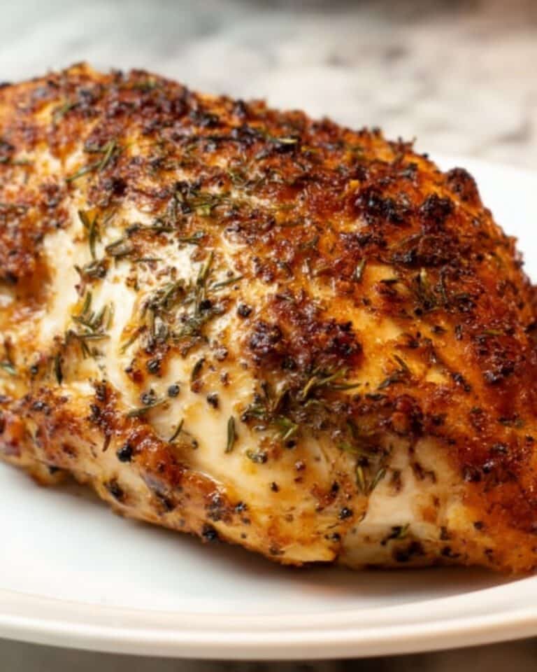 Juicy Garlic Herb Roast Turkey Breast Recipe