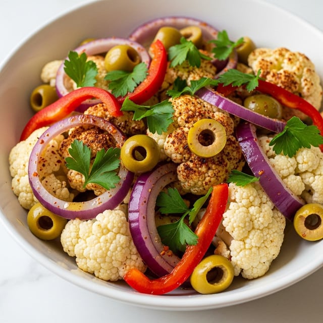 Marinated Cauliflower Salad: A Refreshing Flavor Burst! Recipe