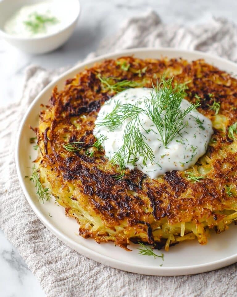 Cabbage Pie with Dill Sauce Recipe