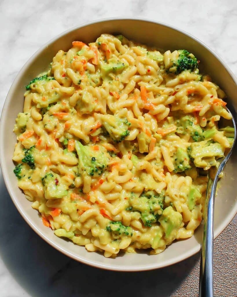 One Pot Broccoli Cheese Orzo Recipe