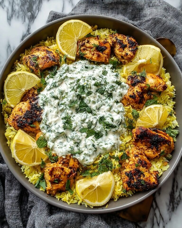 Dump and Bake Chicken Tzatziki Rice Recipe