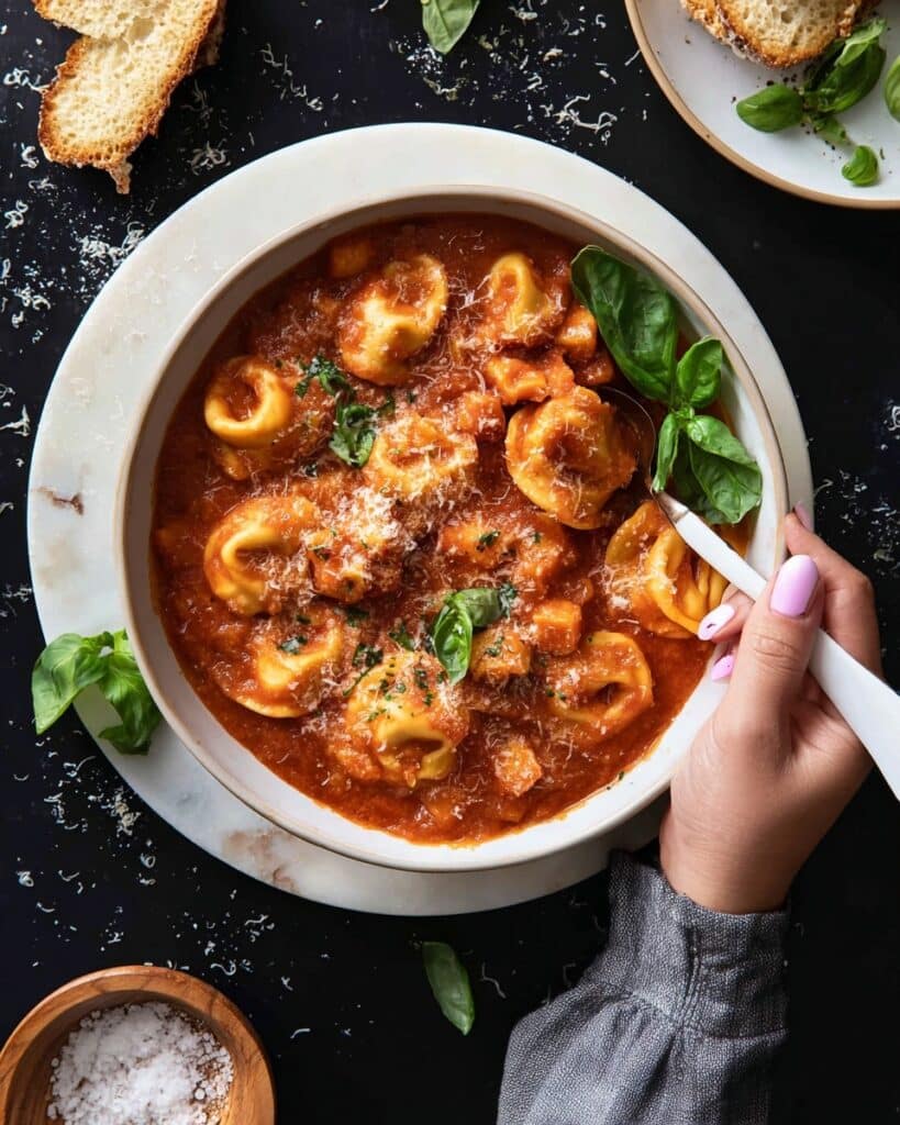 Easy Cheese Tortellini Soup Recipe