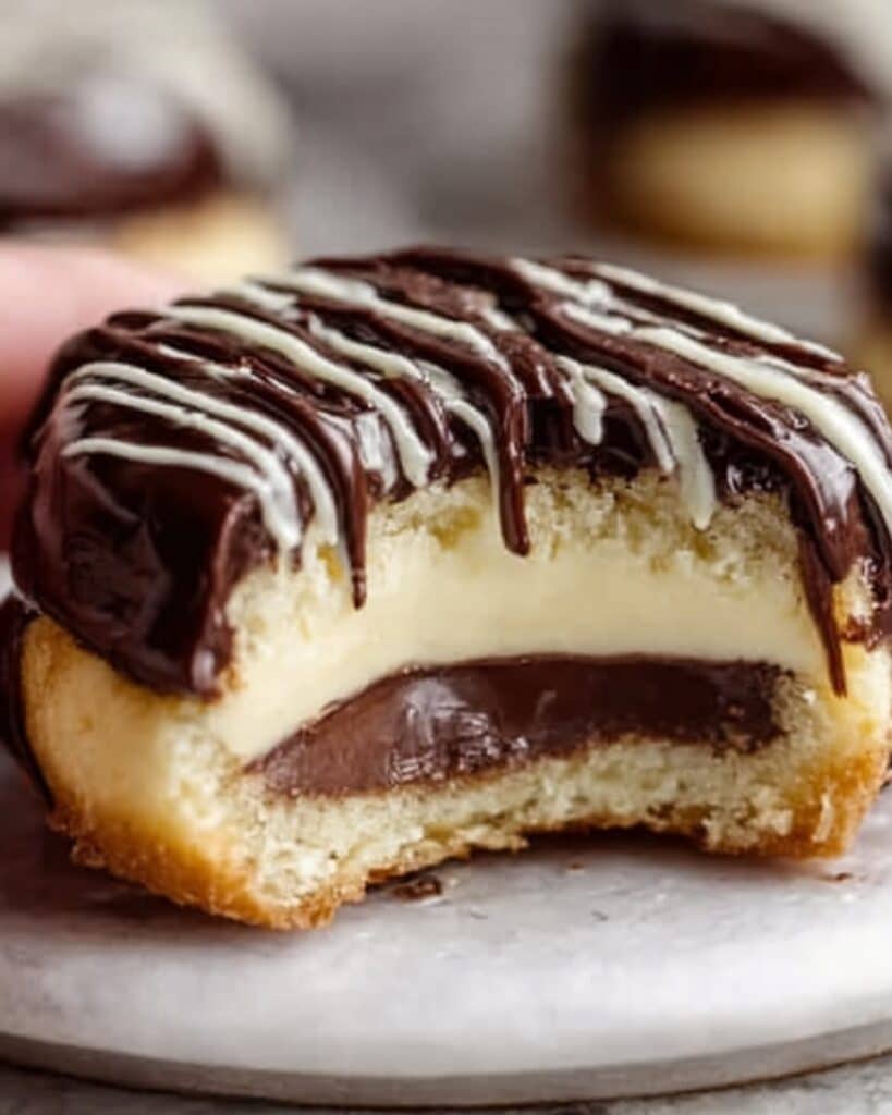 Boston Cream Pie Cookie Bites Recipe
