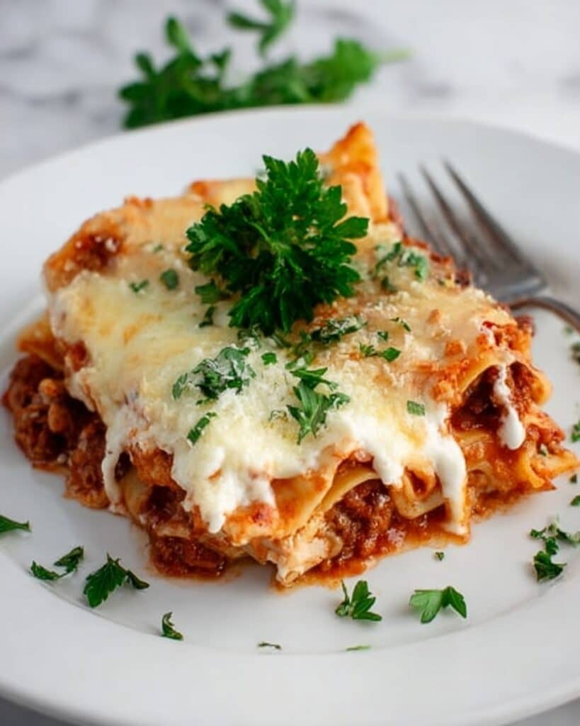 Small Sheet Pan Lasagna Recipe