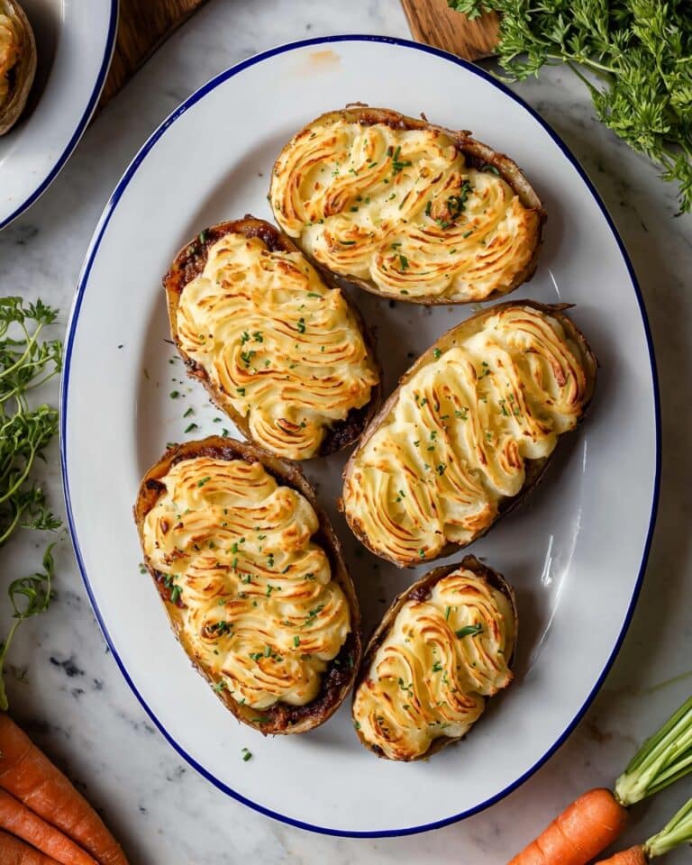 Shepherd’s Pie Twice Baked Potatoes Recipe