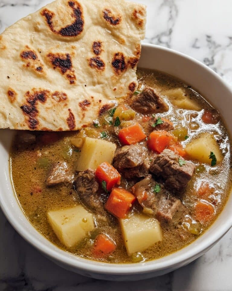 Simple Green Chile Stew with Fresh Tortillas Recipe