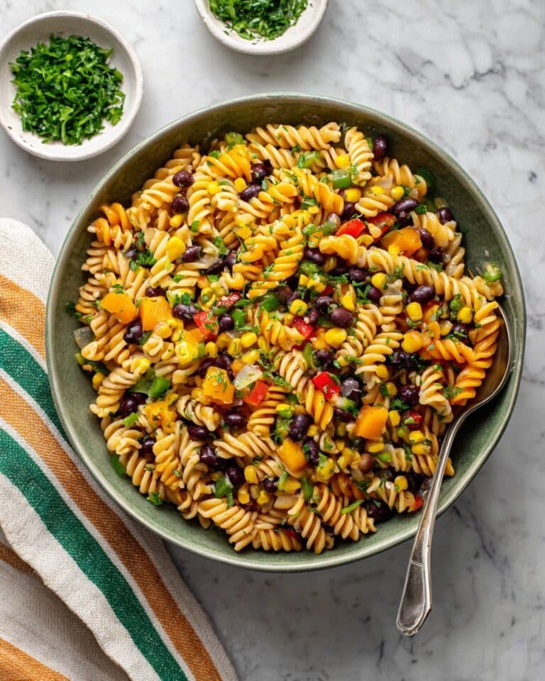 Southwest Corn Pasta Salad Recipe