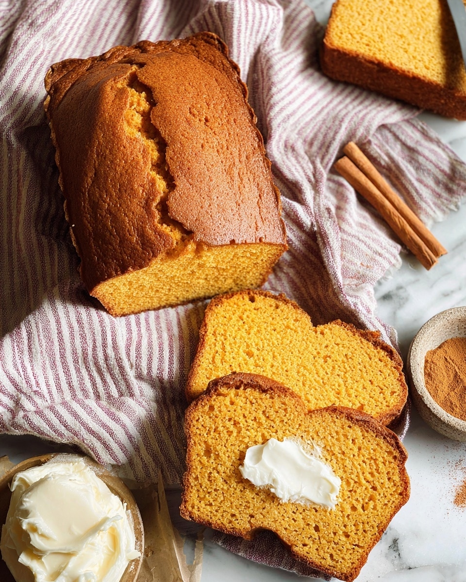 The image shows a close-up of two slices of moist, golden brown cake with a slightly rough texture, one slice balanced on the other at an angle. The cake has a rich, warm color with a browned outer edge, and the crumb looks soft and airy inside. They are placed on a wooden board with a checkered pattern of dark and light wood panels. In the background, blurred pink flowers and another cake slice are visible. To the right edge, there is a white bowl with a coarse brown powder inside. All this rests on a white marbled surface. Photo taken with an iphone --ar 4:5 --v 7