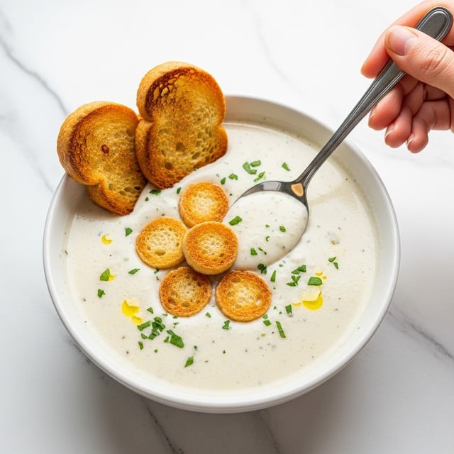 Country French Garlic Soup Recipe