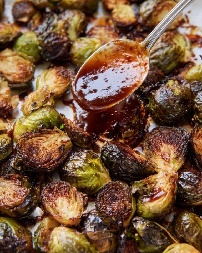 Longhorn Steakhouse Spicy Roasted Brussels Sprouts with Honey-Maple Glaze Recipe