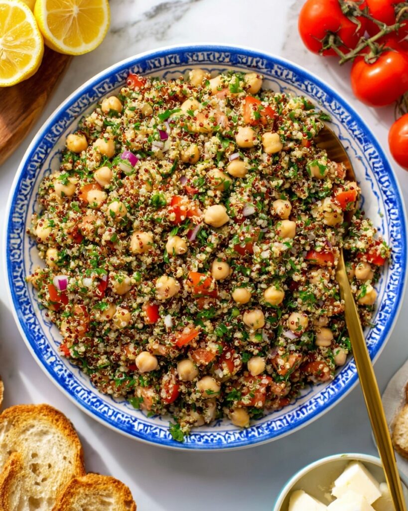 Quinoa Tabbouleh with Chickpeas Recipe