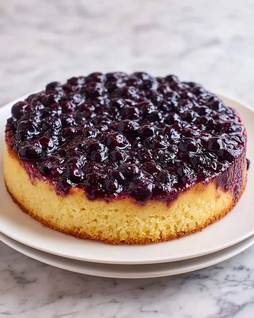 Blueberry Upside Down Cake Recipe