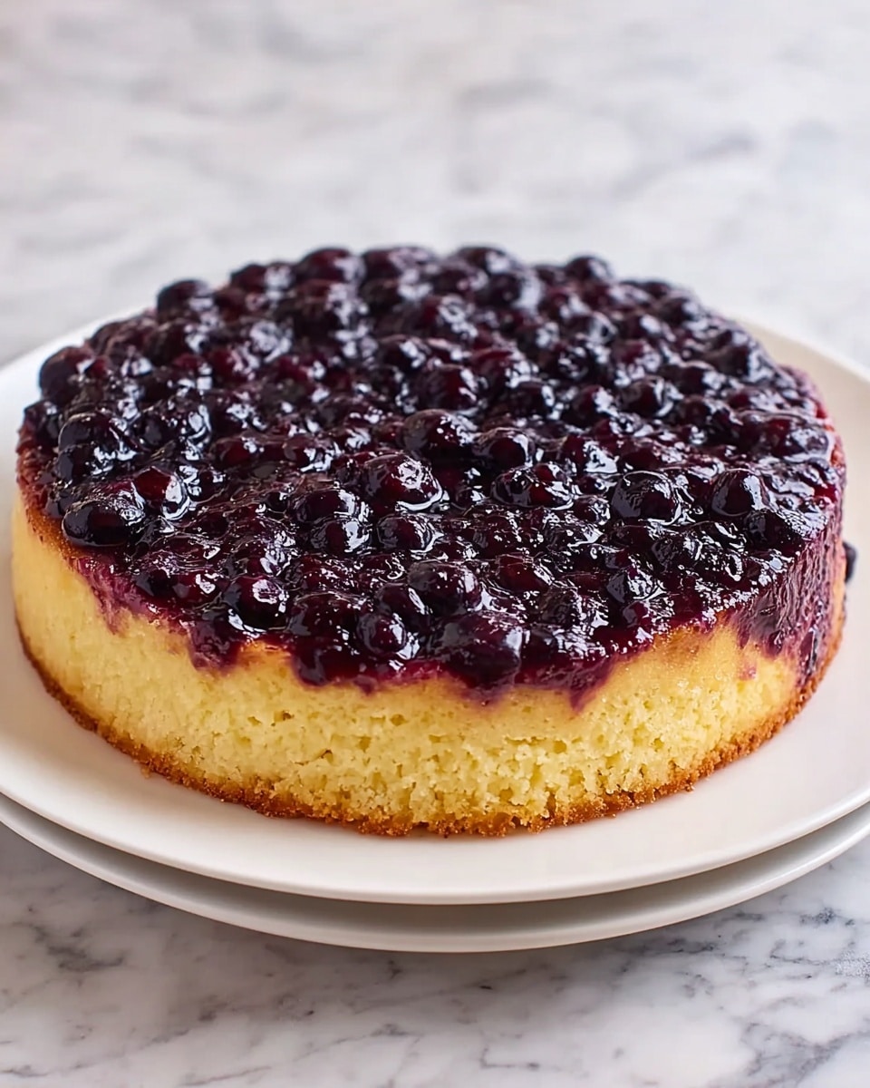 Blueberry Upside Down Cake Recipe