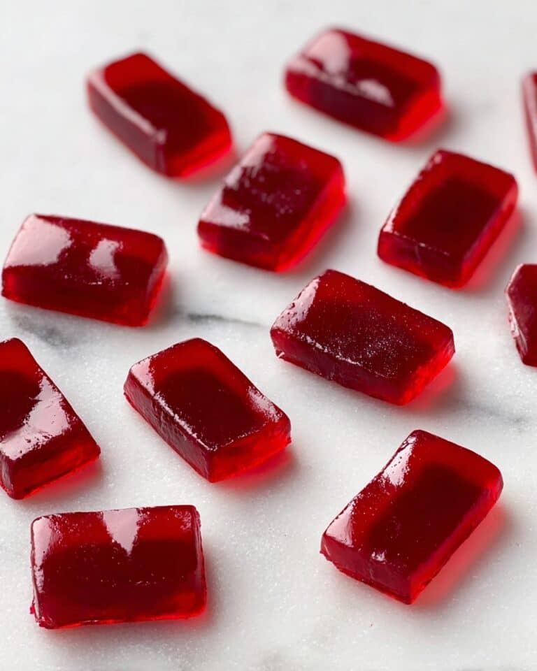 Sweet Cranberry Pomegranate Caramels Recipe