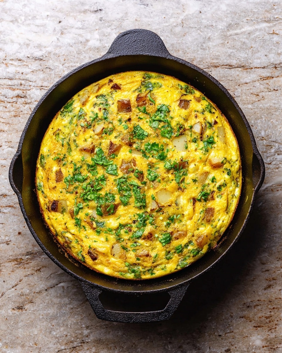 Easy Potato Omelet Recipe