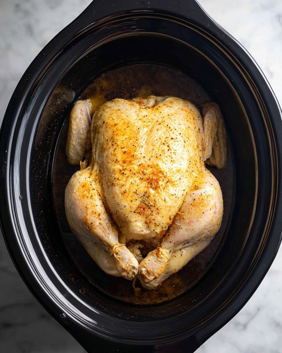 A whole roasted chicken with a light golden-brown skin and some darker spices spread all over, placed on a white plate. The chicken is centered and sitting on a bed of fresh green parsley leaves that surround it around the edges of the plate. The background is a white marbled texture. Photo taken with an iphone --ar 4:5 --v 7