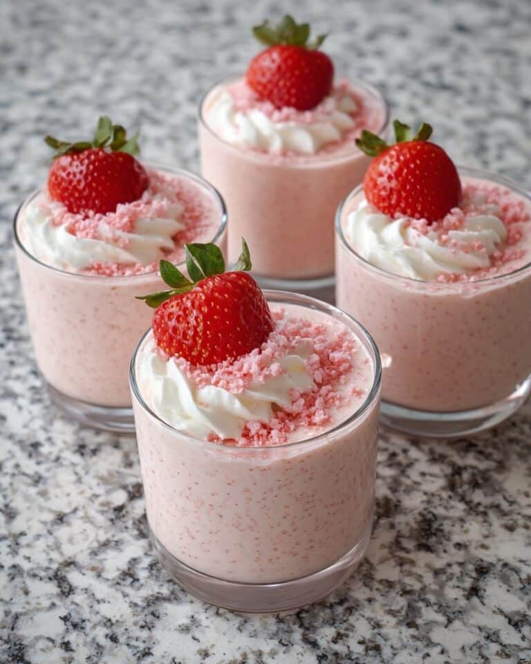 3-Ingredient Strawberry Mousse Cups Recipe