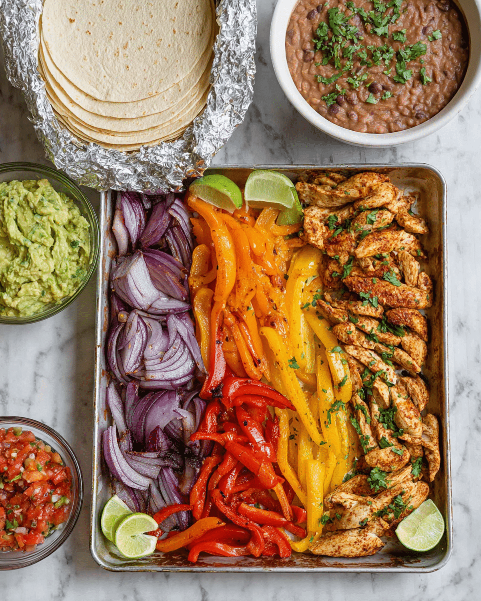 Sheet Pan Chicken Fajitas Recipe