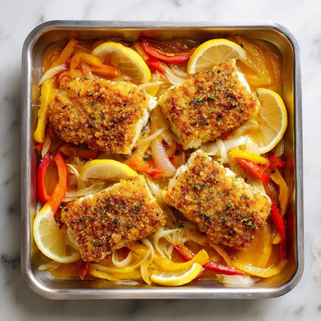 Baked Tilapia in Lemon Garlic Sauce Recipe