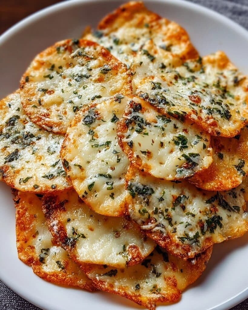 Mediterranean Spinach and Feta Cheese Crisps Recipe