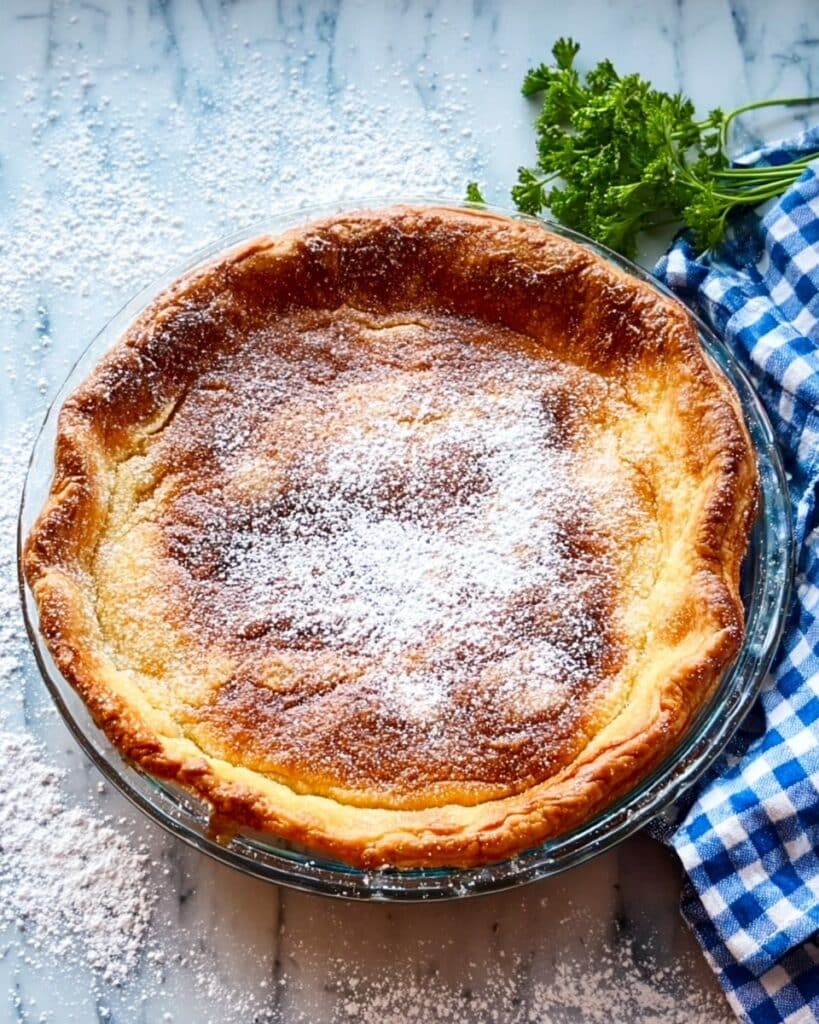 Magic Crust Custard Pie Recipe