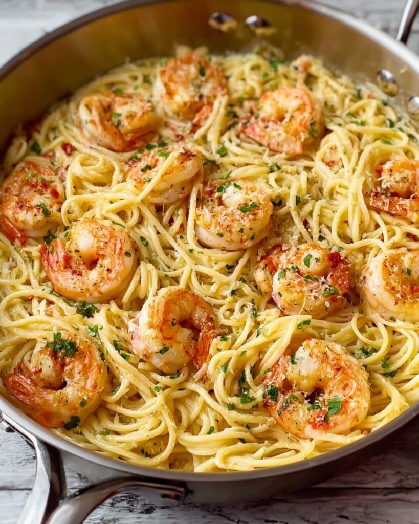 Garlic Shrimp Pasta Recipe