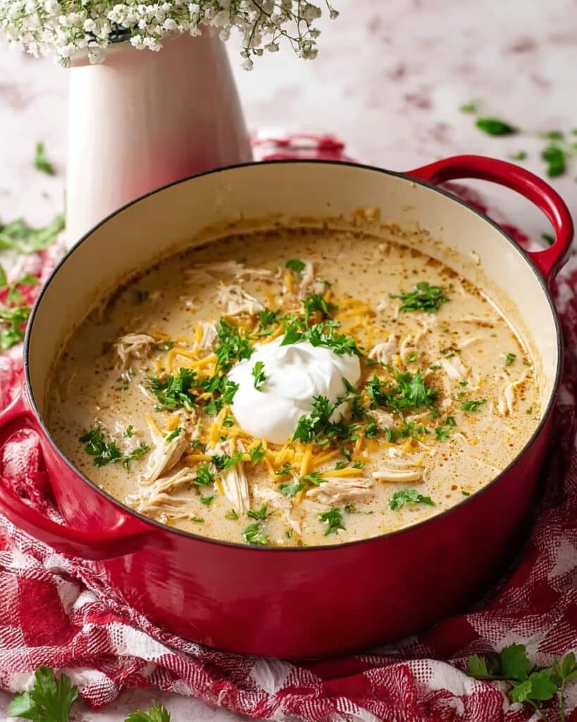 Tasty Keto White Chicken Chili Recipe