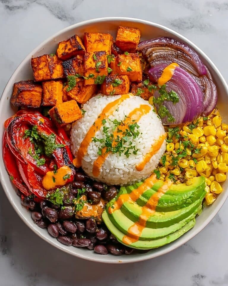 Vegan Sweet Potato Burrito Bowl Recipe