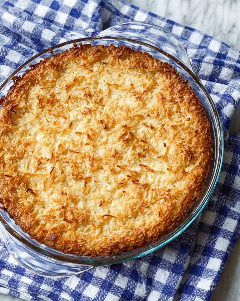 Crustless Coconut Pie Recipe