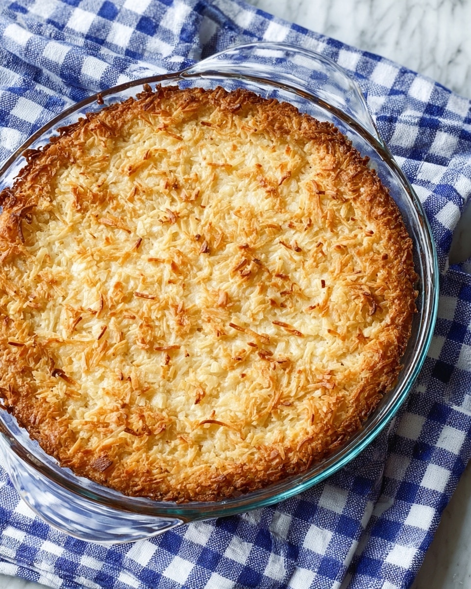Crustless Coconut Pie Recipe