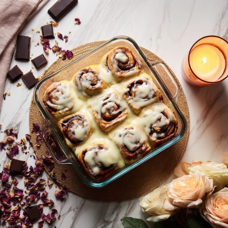 Fluffy Cinnamon Rolls with Cinnamon-Sugar Filling and Creamy Glaze Recipe