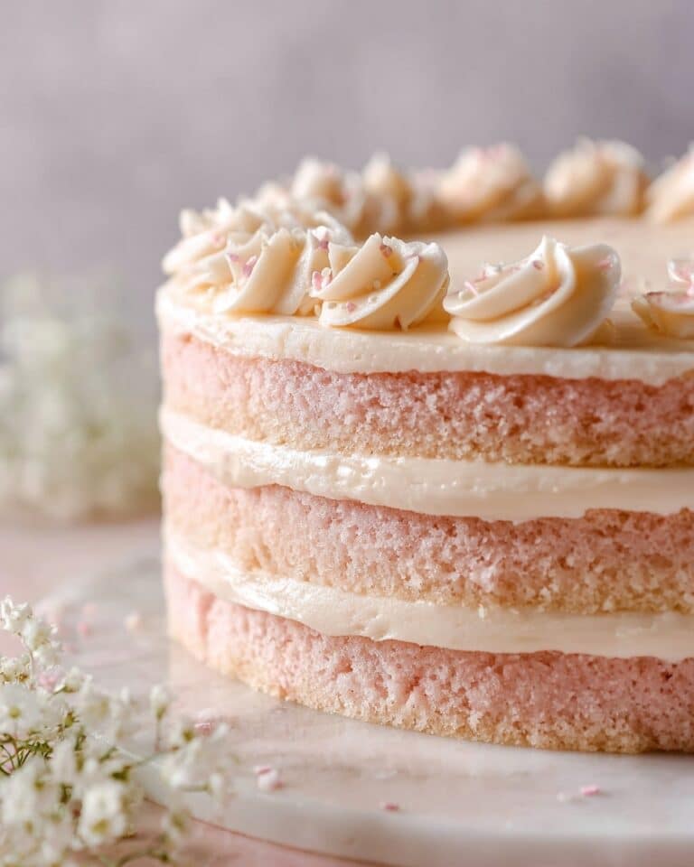 Pink Champagne Cake Recipe