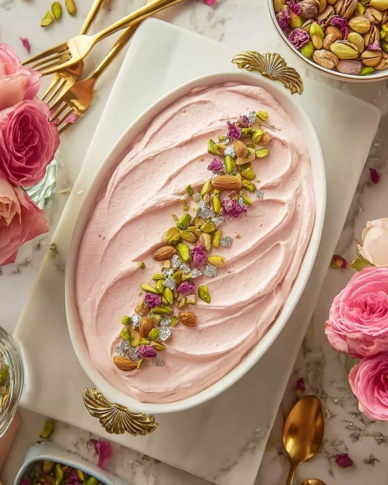 Rose Tiramisu: An Eggless, Luxurious Rose and Pistachio Dessert Recipe
