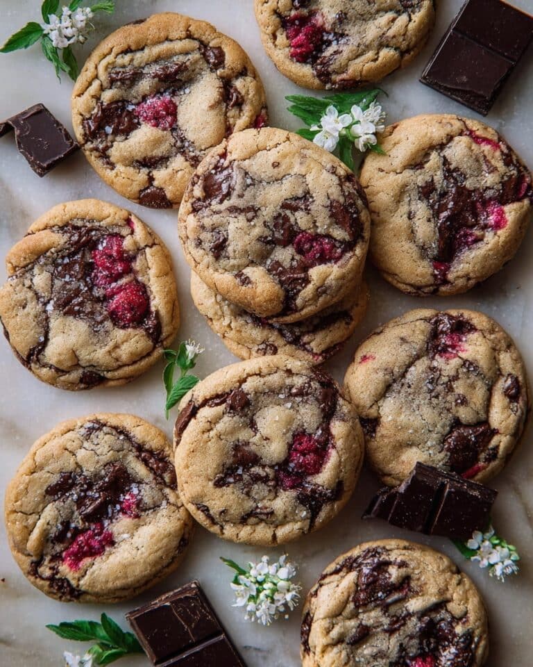 Raspberry Chocolate Chip Cookies Recipe