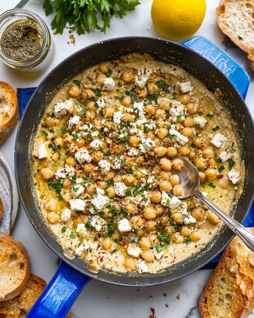 Chickpea Lemon Skillet Recipe