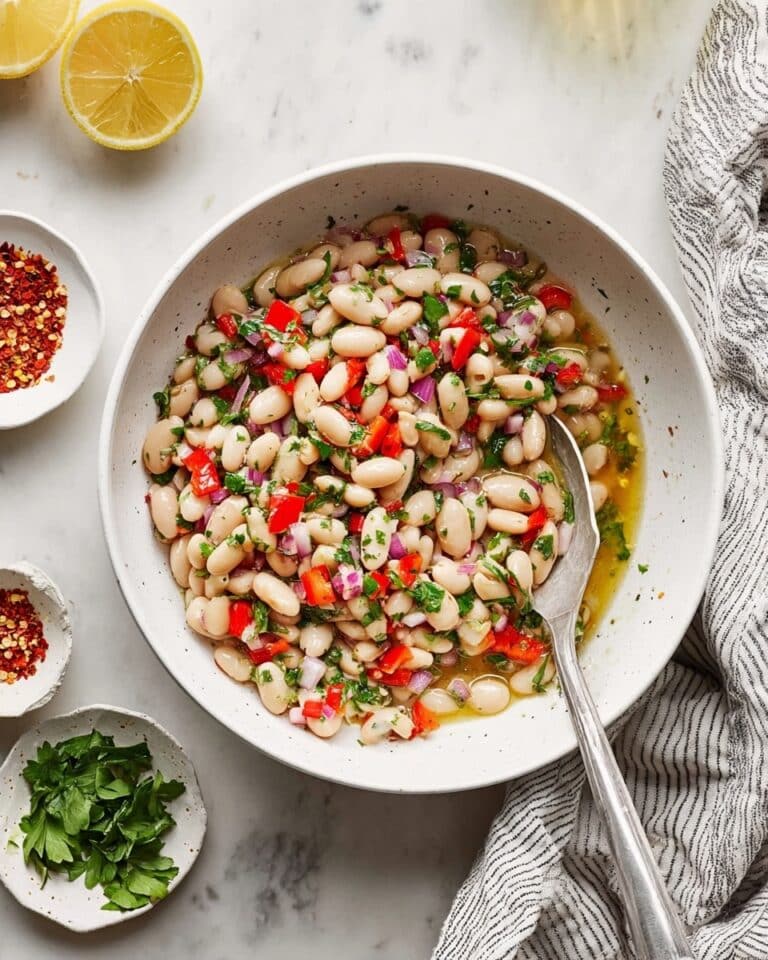 Marinated White Beans with Fresh Herbs and Lemon Recipe