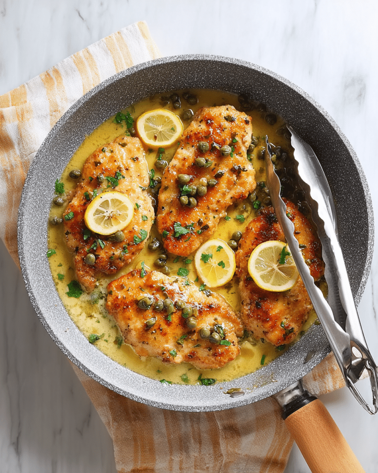 Chicken Piccata with Angel Hair Pasta Recipe