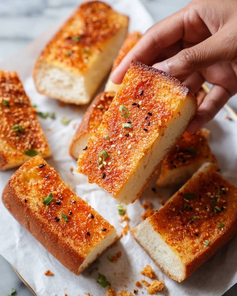 Gochujang Confit Garlic Bread Recipe
