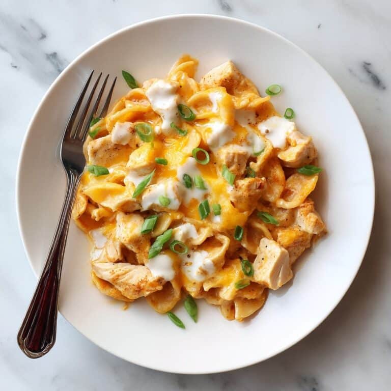 Buffalo Chicken Pasta Bake Recipe