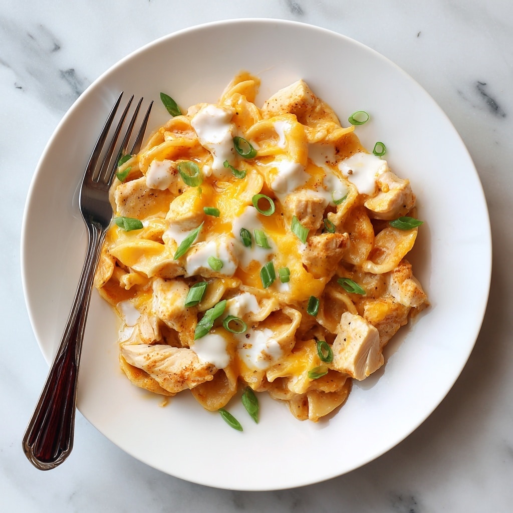 Buffalo Chicken Pasta Bake Recipe