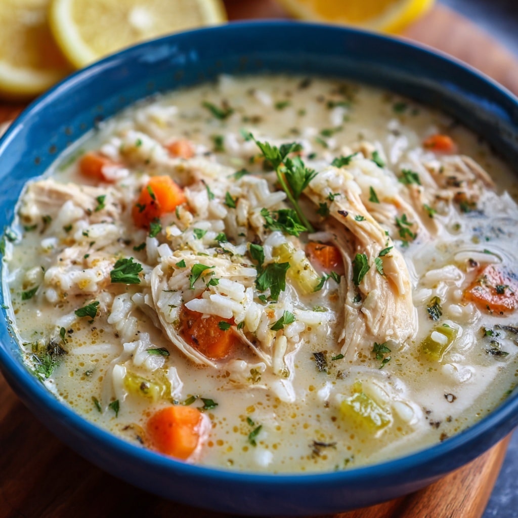 Avgolemono: Greek Lemon Chicken Soup Recipe
