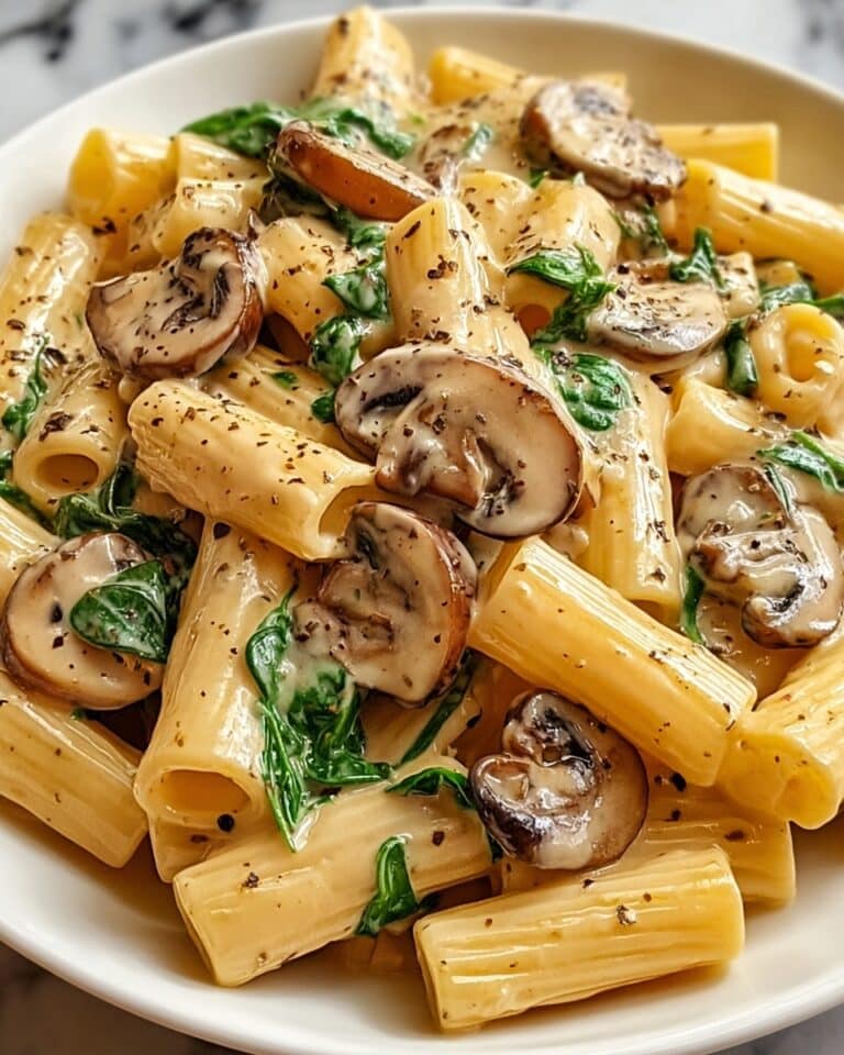 Creamy Tuscan Mushroom Pasta Skillet: Easy Comfort Food Bliss Recipe