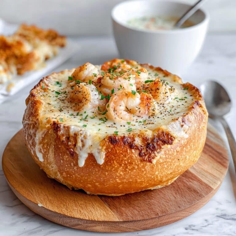 Stuffed Seafood Bread Bowl Recipe