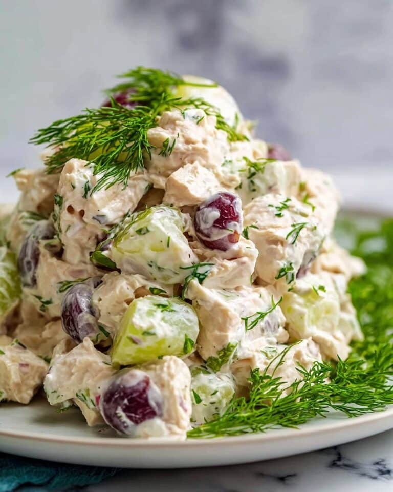 High Protein Mediterranean Chicken Salad Recipe