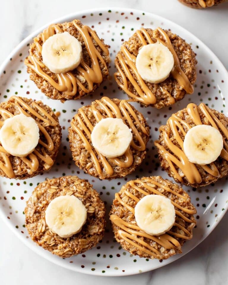Easy 3-Ingredient Banana Oatmeal Muffins Recipe