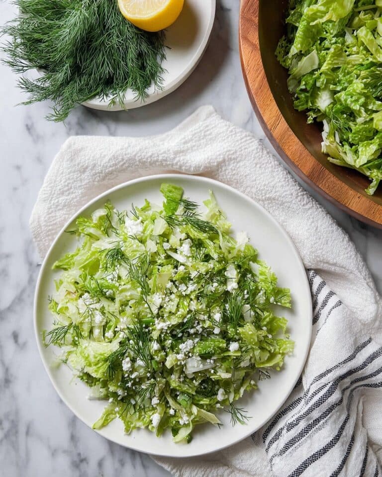 Maroulosalata (Greek Lettuce Salad) Recipe